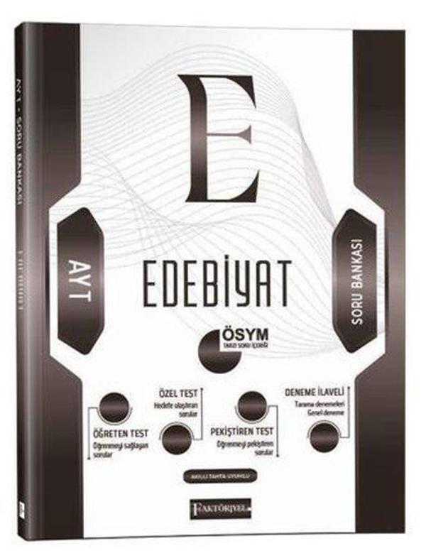 AYT Edebiyat Soru Bankası - Faktöriyel Yayınları - Image 1