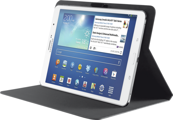 Trust 7" ve 8" İnç İpad Mini/Galaxy Tab/ Galaxy Note Universal Tablet Kılıfı Siyah  - Image 1