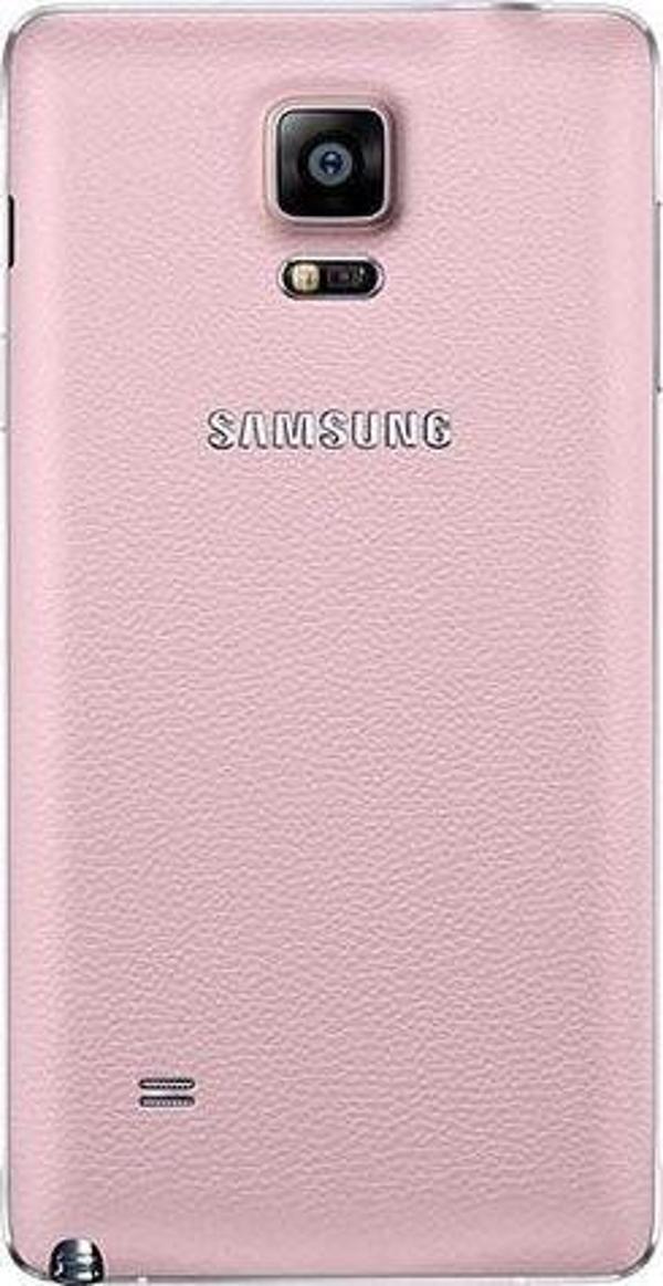 Galaxy Note 4 N910 ile Uyumlu Arka Kapak Pembe EF-ON910SPEGWW - Image 1