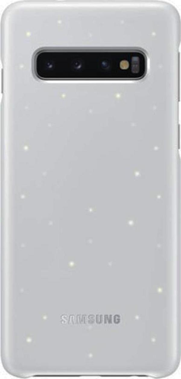 Galaxy S10 ile Uyumlu Kılıf Led Cover Beyaz EF-KG973CWEGWW - Image 1