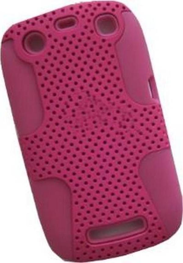 BlackBerry 9360 ile Uyumlu Curve Termo Plastik Silikon Kılıf Pembe Renk - Image 1