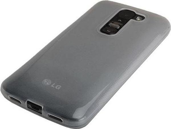 G2 Mini D610 ile Uyumlu Silikon Kılıf Şeffaf Beyaz Renk - Image 1