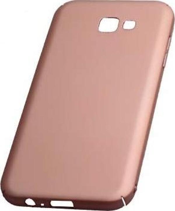 Galaxy A7 (2017) A720F ile Uyumlu Rubber Kılıf Rose Gold - Image 1