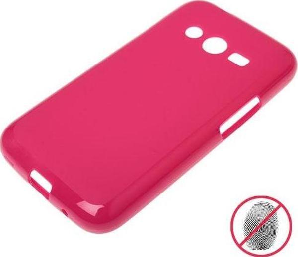 Galaxy Ace 4 G313 ile Uyumlu Silikon Kılıf Pembe - Image 1