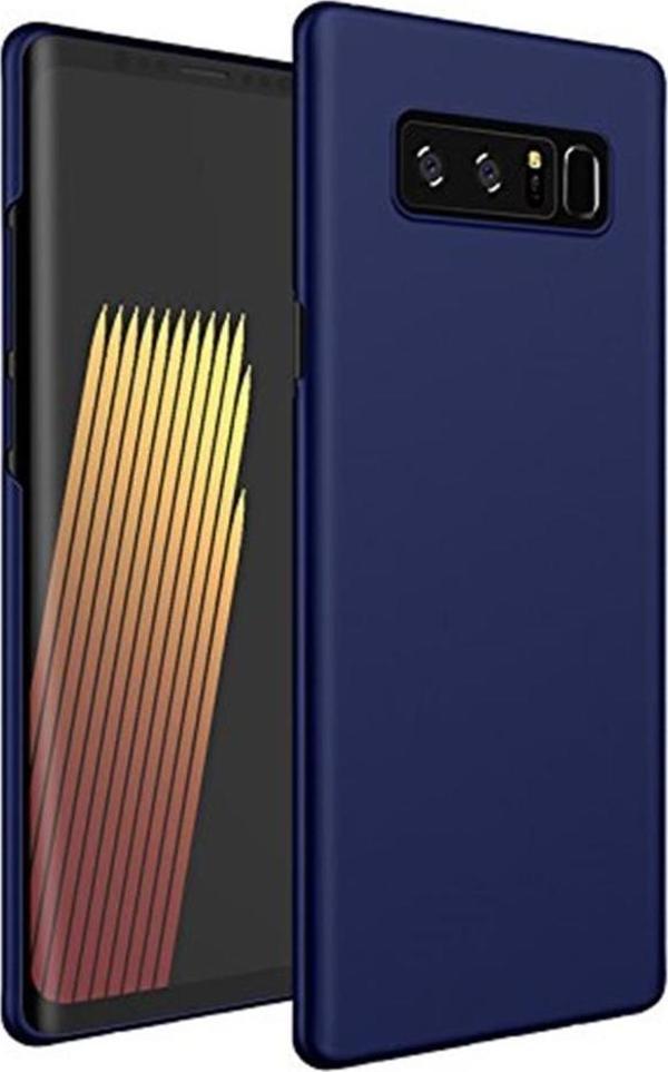 Galaxy Note 8 ile Uyumlu Silikon Kılıf Lacivert - Image 1