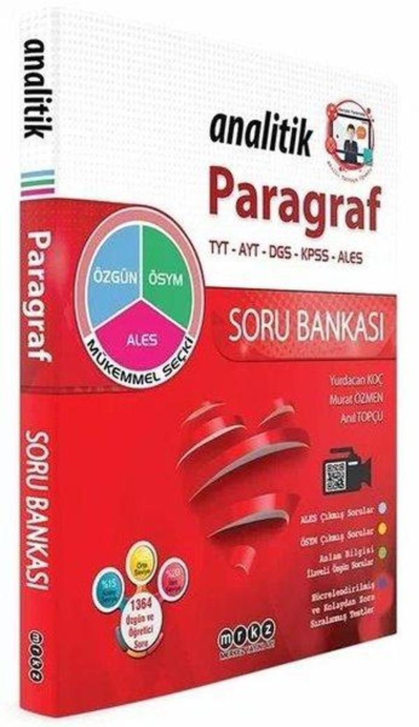 TYT AYT DGS KPSS ALES Analitik Paragraf Soru Bankası - Merkez Yayınları - Image 1
