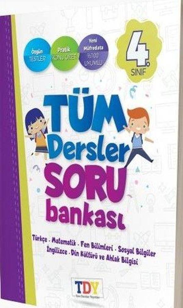 4.Sınıf Tüm Dersler Soru Bankası - TDY Yayınları - Image 1