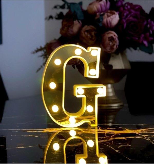 3d Işıklı Led Harf Dekoratif Aydınlatma Büyük Boy - Image 1