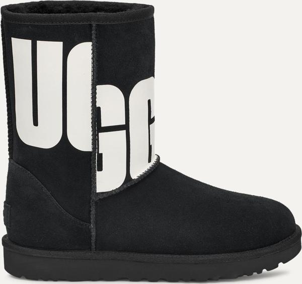 UGG CLASSIC SHORT II KADIN BOT 1129231-BLK - Image 1