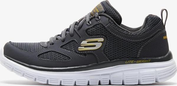 SKECHERS LITE-WEIGHT QTR OVERLAY ERKEK AYAKKABI 52635-CHAR - Image 1