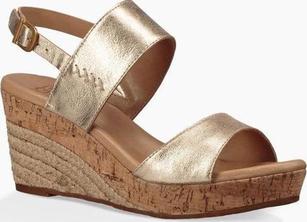 UGG ELENA KADIN SANDALET 1017802-GOLD - Image 1