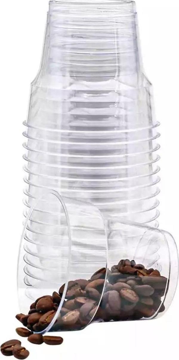 Yok Yok Ambalaj Lüx Kristal Bardak 25'Li 2 Paket 50 Adet - Image 1