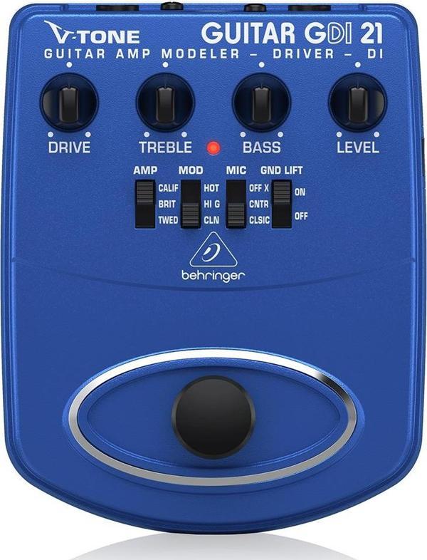 BEHRINGER GDI21 V-Tone Amfi Modelleme Pedalı/DI Box - Image 1
