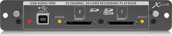 BEHRINGER X-LIVE X32 Expansion Card for 32-Channel Live Recording/Playback - Image 1