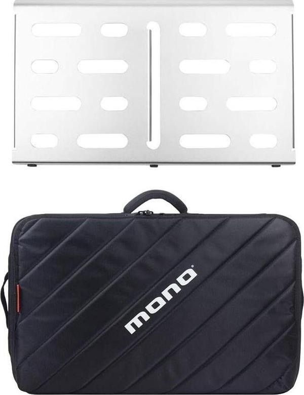 Mono PFX-PB-M-SLV-BDL Medium Pedalboard Silver &amp; Touraccessory Case 2.0 - Image 1