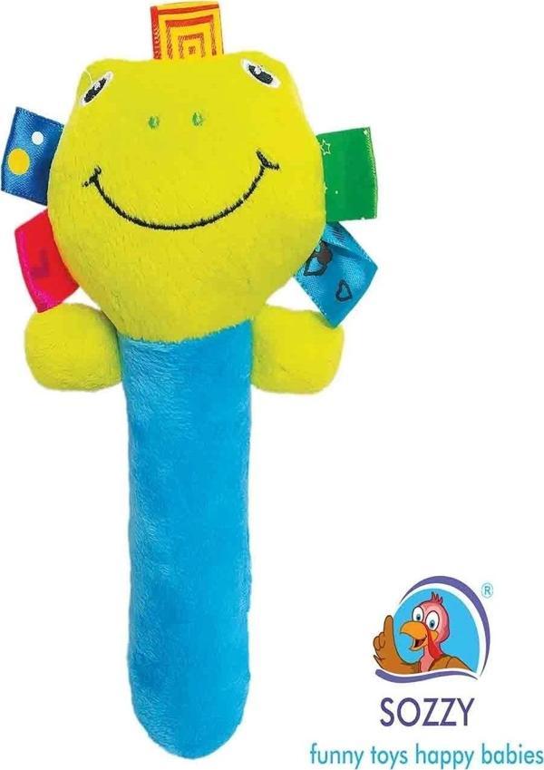 Sozzy Toys Çıngıraklı Sıksık Kurbağa - SZY161 - Image 1