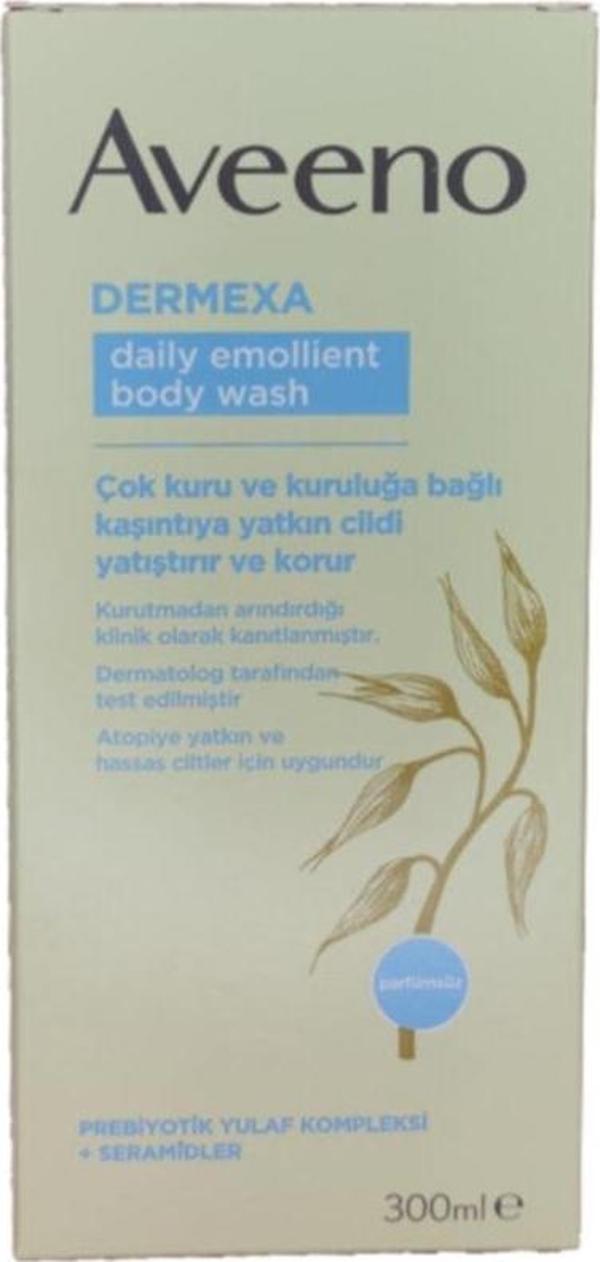 Aveeno Dermexa Daily Emollient Body Wash 300ml - Image 1