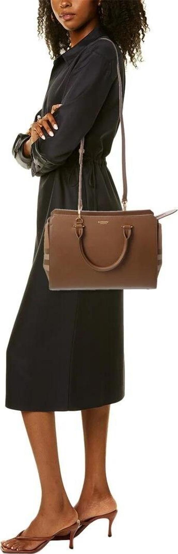 BURBERRY KADIN OMUZ ÇANTASI 8084481-EARTH - Image 1