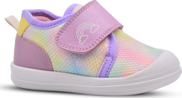 Hugo Air File ve Hakiki Deri Detaylı Kız Bebek Ayakkabı Lila - Image 1