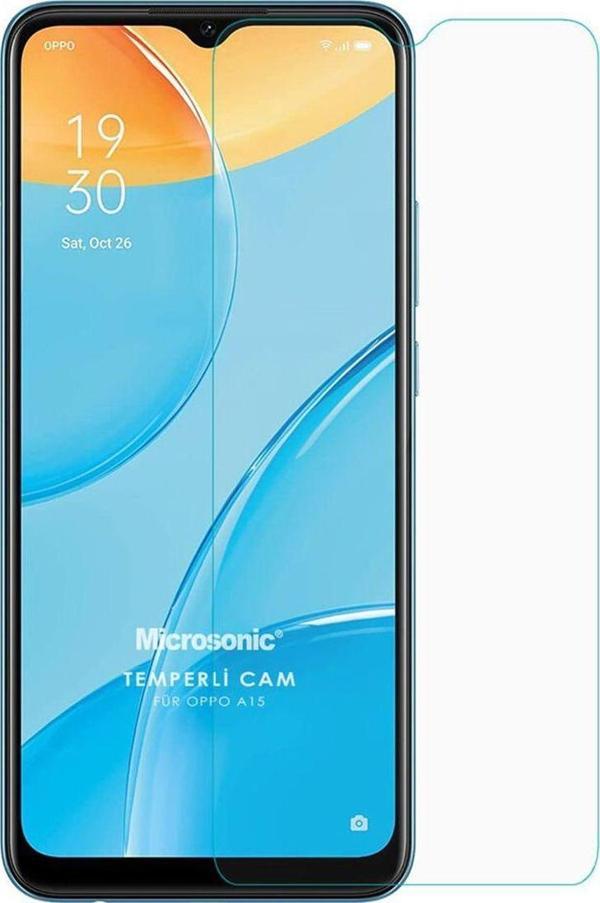 Nettech Oppo A15 Uyumlu Ön Koruma Cam Ekran Koruyucu - Image 1