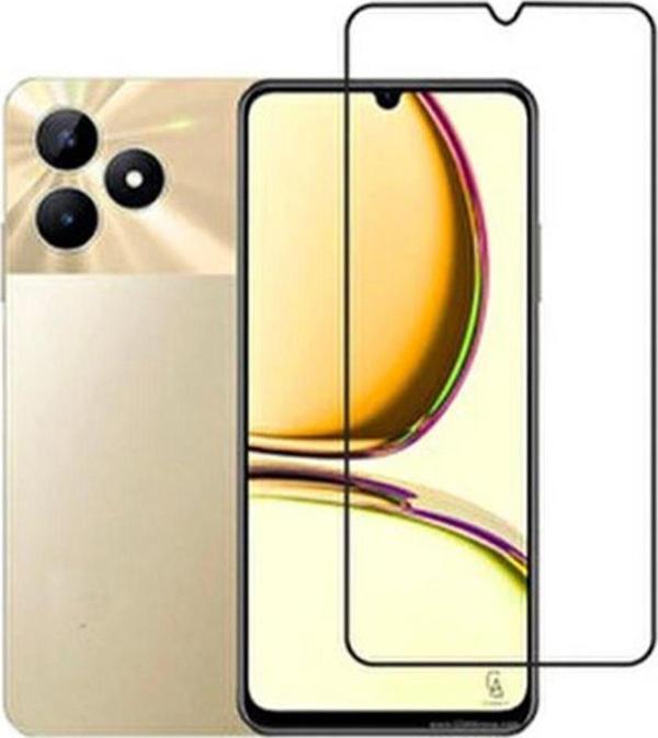 Nettech Realme C53 Uyumlu Ön Koruma Cam Ekran Koruyucu - Şeffaf - Image 1