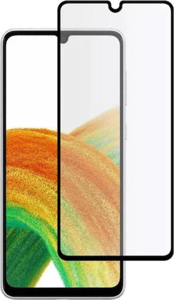 Nettech Samsung Galaxy A33 Uyumlu Ön Koruma Mat Seramik Nano Ekran Koruyucu - Siyah - Image 1