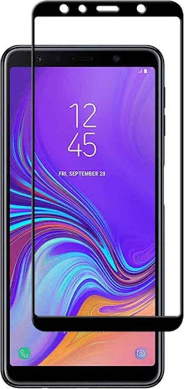 Nettech Samsung Galaxy A7 2018 Sm-A750F Uyumlu Ön Koruma Seramik Nano Ekran Koruyucu - Siyah - Image 1