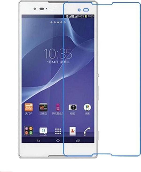 Nettech Sony Xperia T2 Ultra Uyumlu Ön Koruma Cam Ekran Koruyucu - Image 1