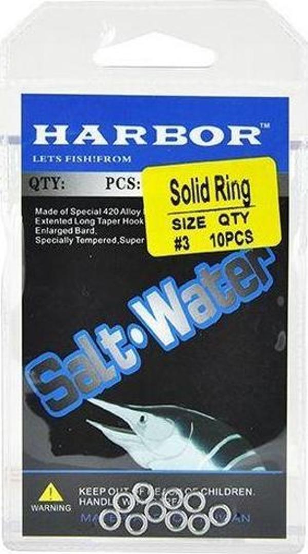 Harbor Solid Ring No:3 10pcs - Image 1
