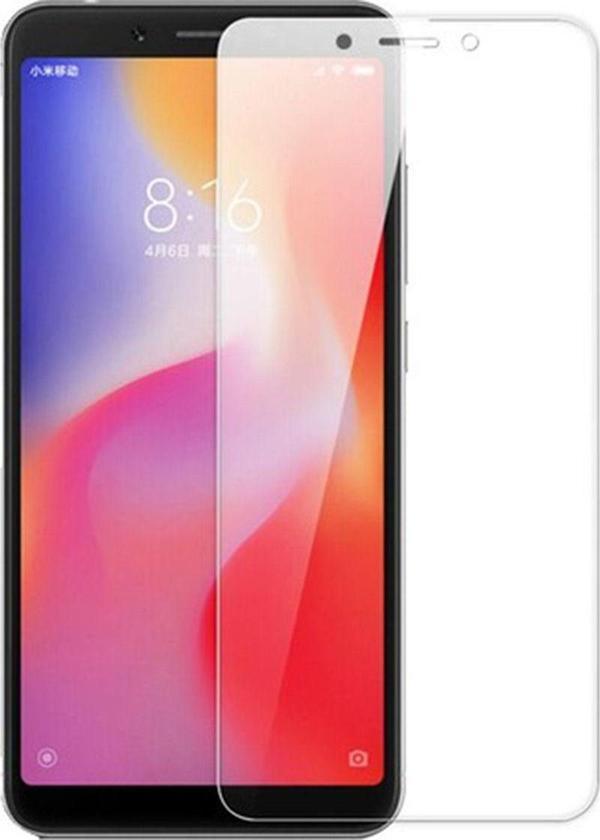 Nettech Xiaomi Redmi 6 Uyumlu Ön Koruma Cam Ekran Koruyucu - Şeffaf - Image 1