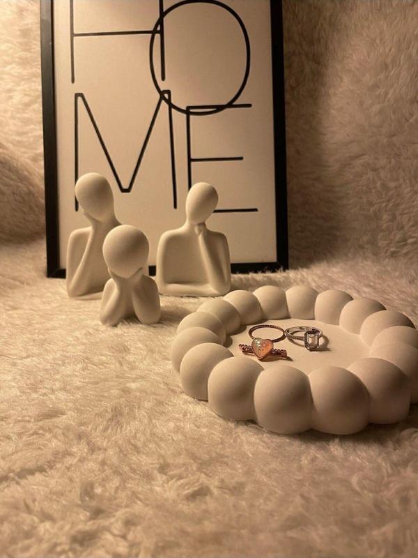 Kums Desıgn Aile Sevgili Obje Biblo Bubble Organizer Takı Tabağı - Image 1