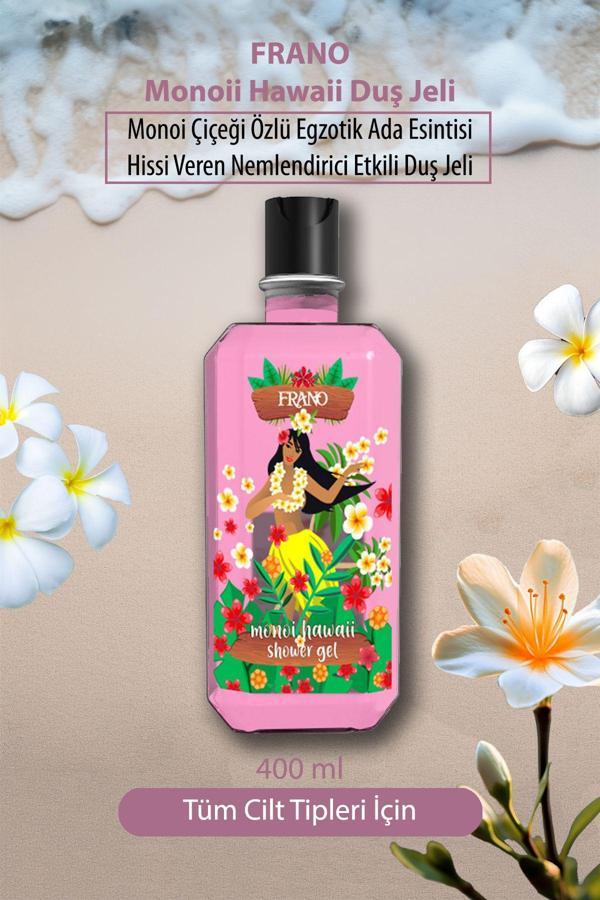 Frano Monoi Hawaii Nemlendirici Ve Besleyici Bahar Esintisi Hissi Veren Duş Jeli 400 Ml Shower Gel - Image 1