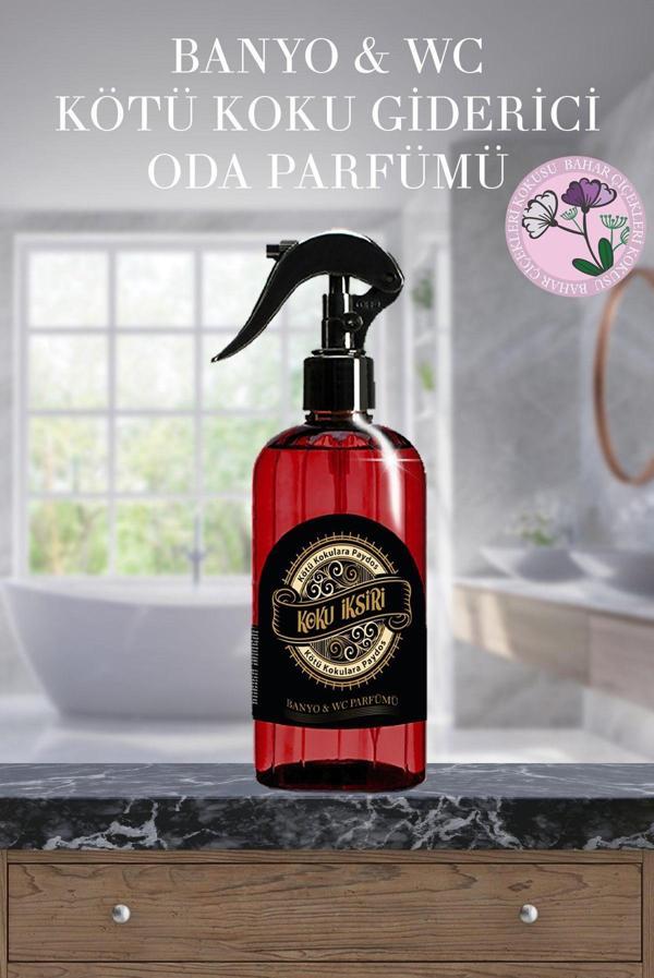 Koku İksiri Banyo Wc Ve Oda Kokusu Kötü Koku Giderici Oda Parfümü Ve Kapalı Ortamların Ferahlatıcı Iksiri 400 Ml - Image 1
