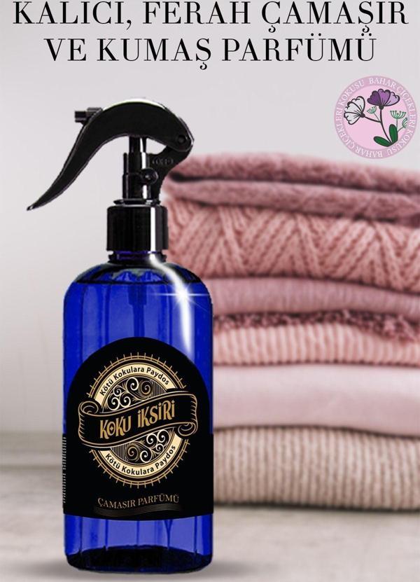 Koku İksiri Çamaşır Ve Oda Kokusu Kalıcı, Ferah Kıyafet Ve Kumaş Parfümü 400 Ml - Image 1