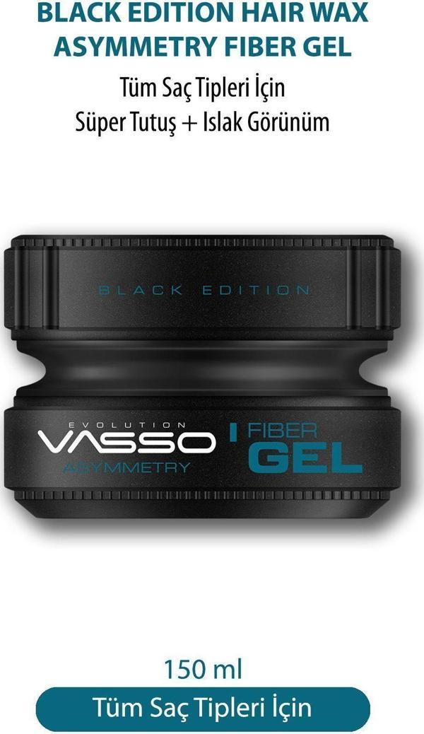 Vasso 24 Saat Ultra Tutuş Ve Parlak Görünüm Veren Şekillendirici - Asymmetry Fiber Jel 150 Ml - Image 1