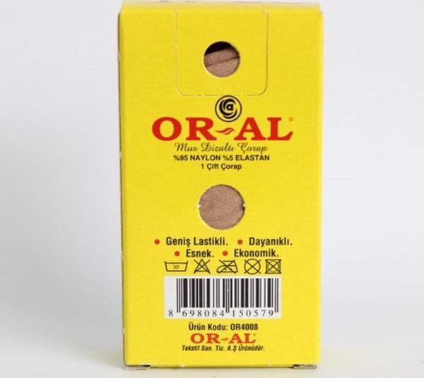 6 Adet OR-AL 40 Den Mus Dizaltı Çorap - Image 1