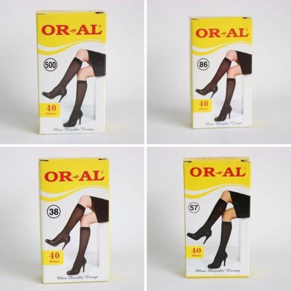 6 Adet OR-AL 40 Den Mus Dizaltı Çorap - Image 1