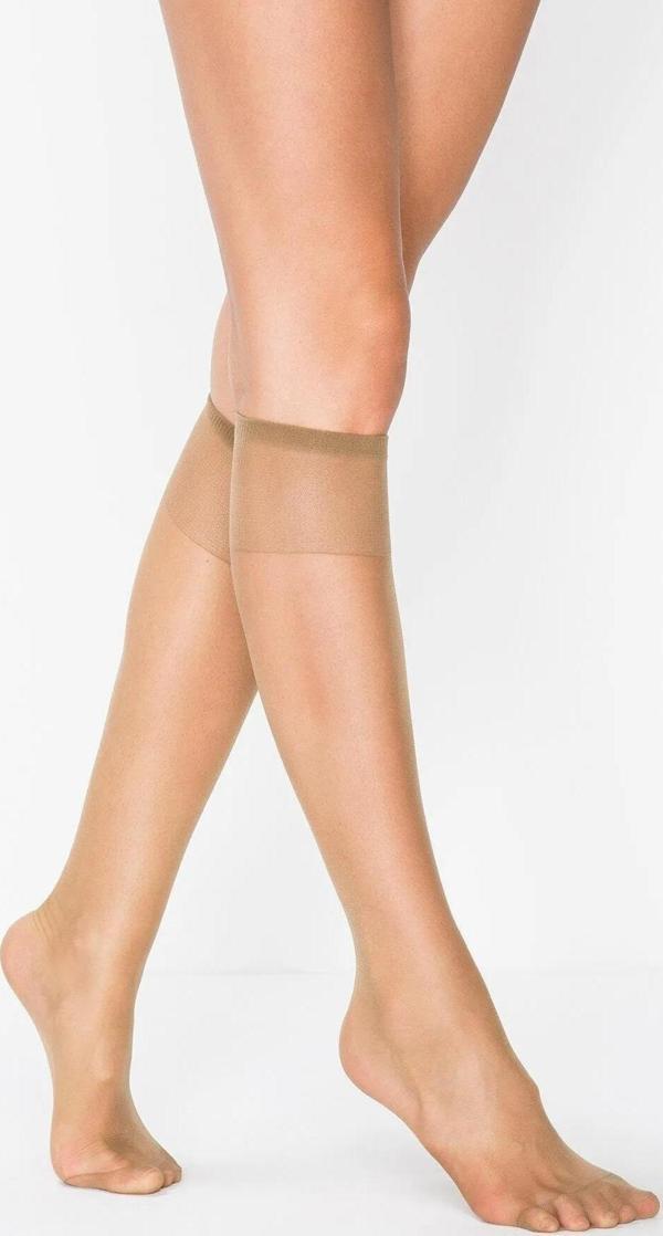 Penti Kadın Süper İnce Mat Diz Altı 15 Den Pantolon Çorabı - 12 Adet - Image 1