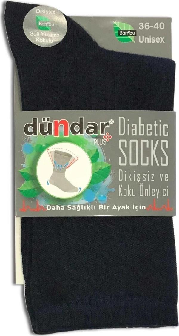 Dündar Kadın Bambu Plus Diyabetik Çorap - 6 Adet  KB41113 - Image 1