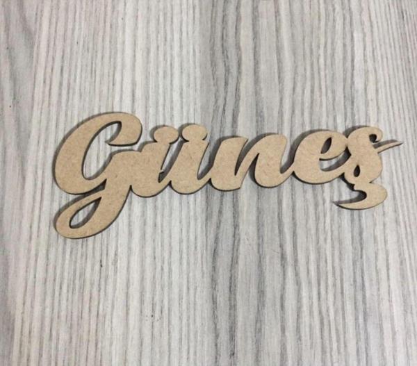 Gülüş Lazer Kesim 15 Cm Ham Ahşap Boyamaya Uygun Ahşap İsim - Image 1