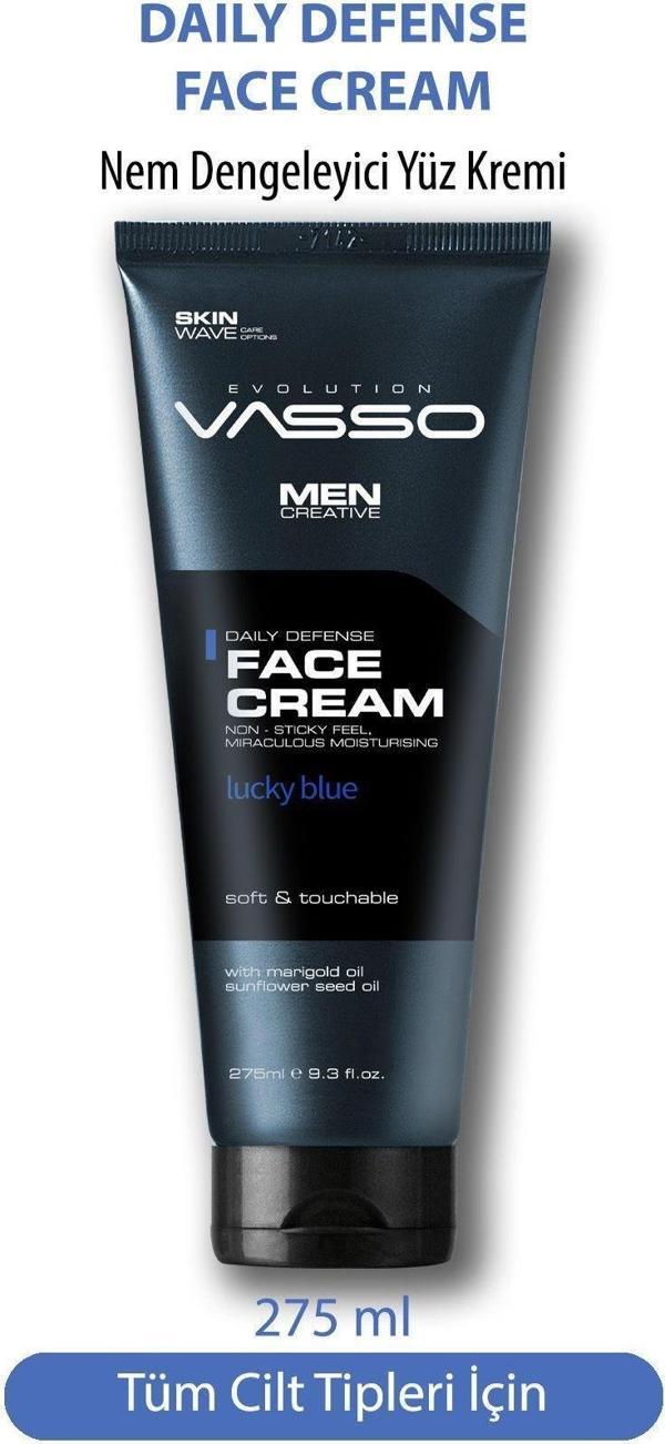 Vasso Kuru Ciltlere Özel Nem Dengeleyici Yüz Kremi - Face Cream 275 Ml - Image 1