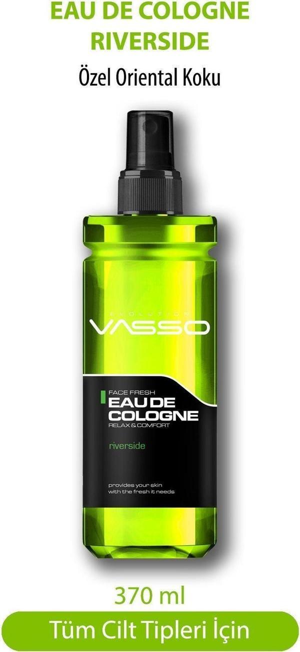 Vasso Özel Oriental Kokulu Parfümlü Kolonya Riverside Eau De Cologne 370 Ml - Image 1