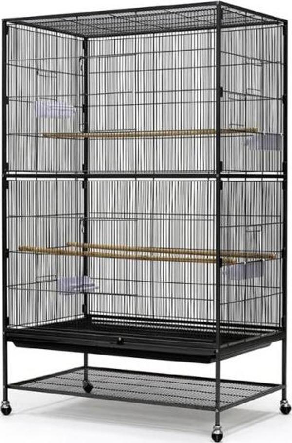 Dayang Ayaklı Kafes 90x58,4x152,4 Cm Siyah - Image 1