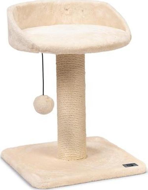 Karlıe Bej Oyuncaklı Tırmala Tahtası (35x35x50) - Image 1