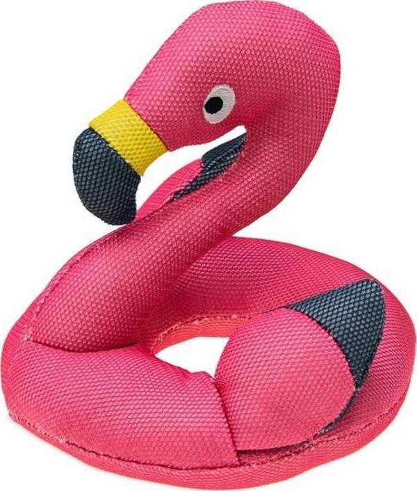 Karlıe Flamıngo Figürlü Köpek Oyuncağı Pembe 18x1 - Image 1