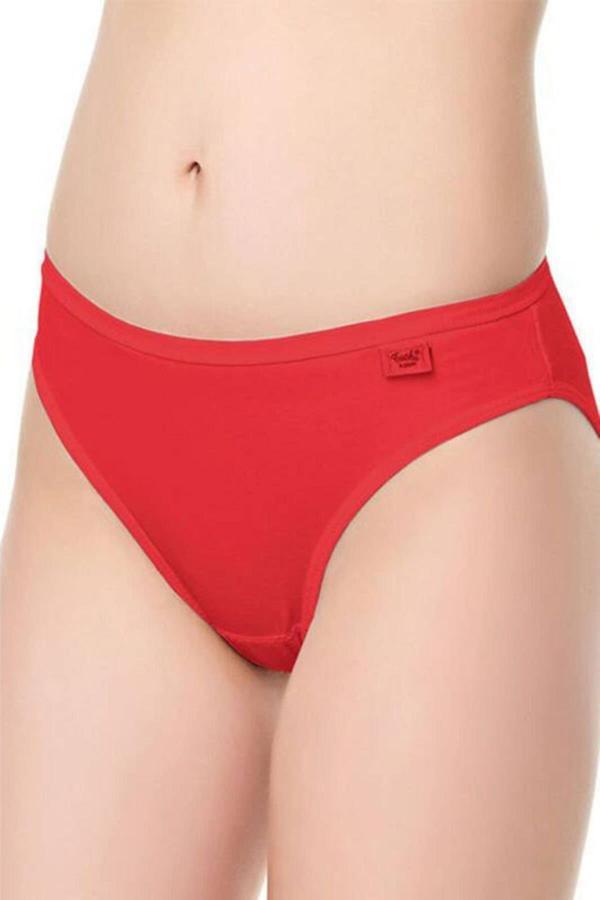 12 Adet Tutku Bayan Elastan Düz Bikini Külot - Image 1