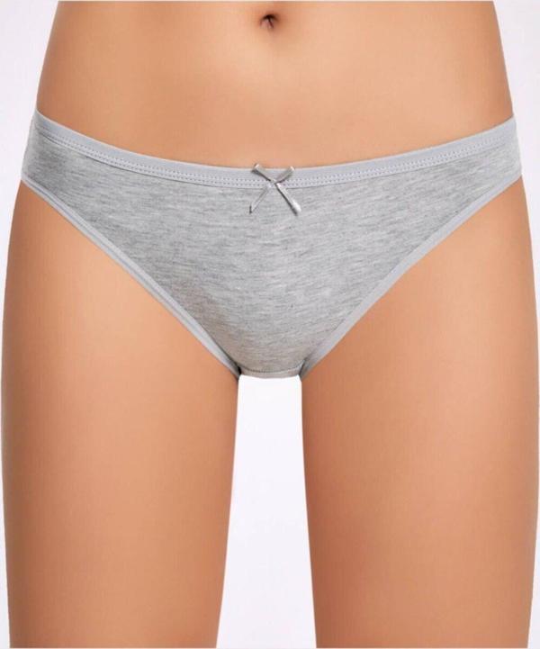 İlke Kadın Likralı Fiyonklu Bikini 271 - 6 Adet - Image 1