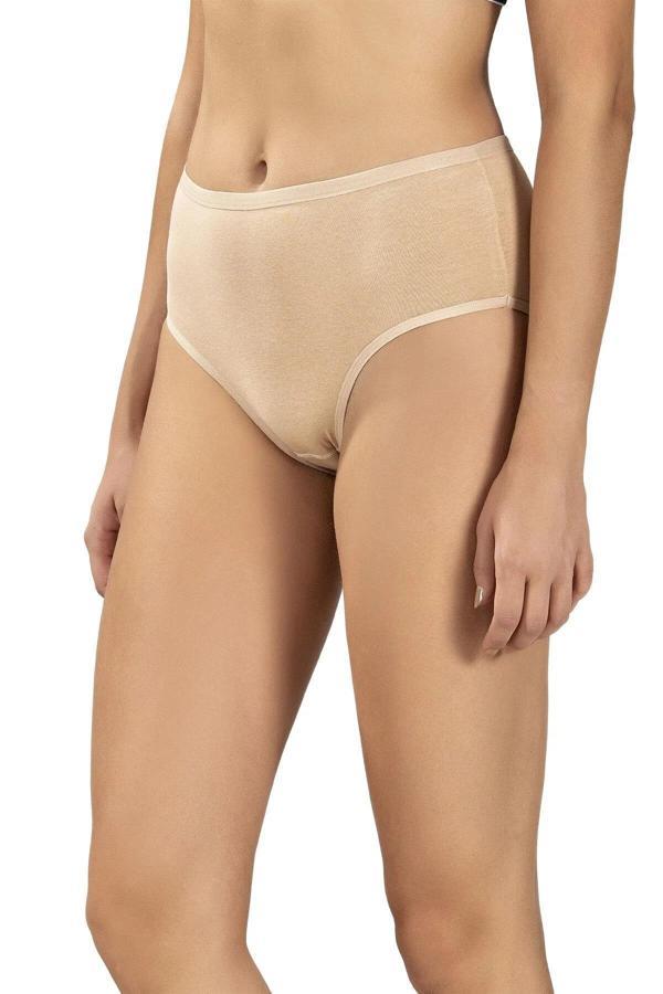 Jiber Kadın Pamuklu Likralı Yüksek Bel Külot 652- 12 Adet - Image 1