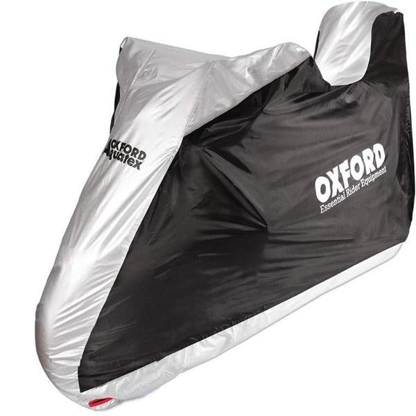 Oxford Motosiklet Aquatex Arka Çantali Kilif Medium Siyah-Gri CV203 - Image 1