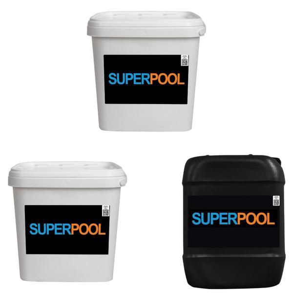 SPP Superpool Toz Klor  - Yosun Önleyici - Toz ph Düşürücü Paketi - Image 1